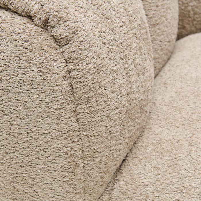 Rivièra Maison - 3.5-zitsbank in S97 - Soft Walnut, PE4 - Polyester & Pinewood, 240x108x80 cm