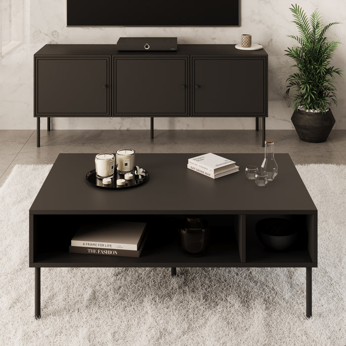 Meubella Salontafel Pierson - Zwart - 110 cm