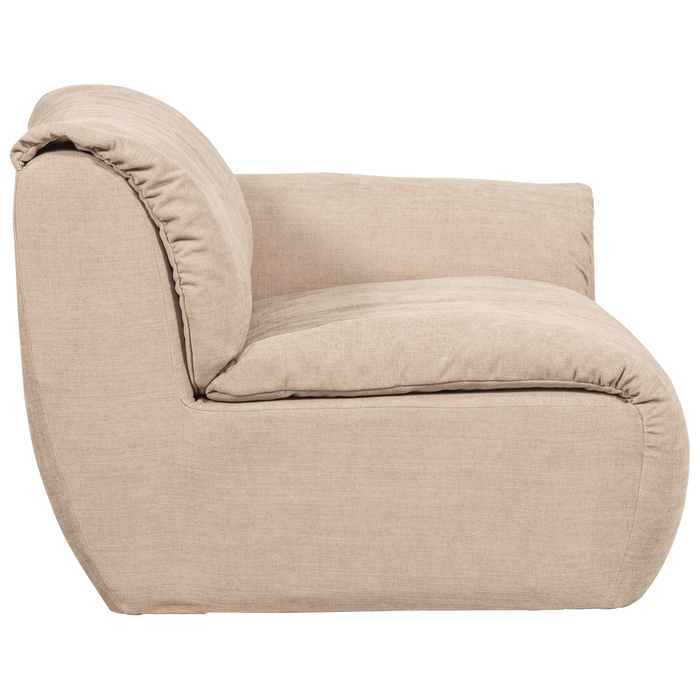 WOOOD Baggy 1-Zits Met Arm Rechts - Geweven Chenille - Zand-81x114x101