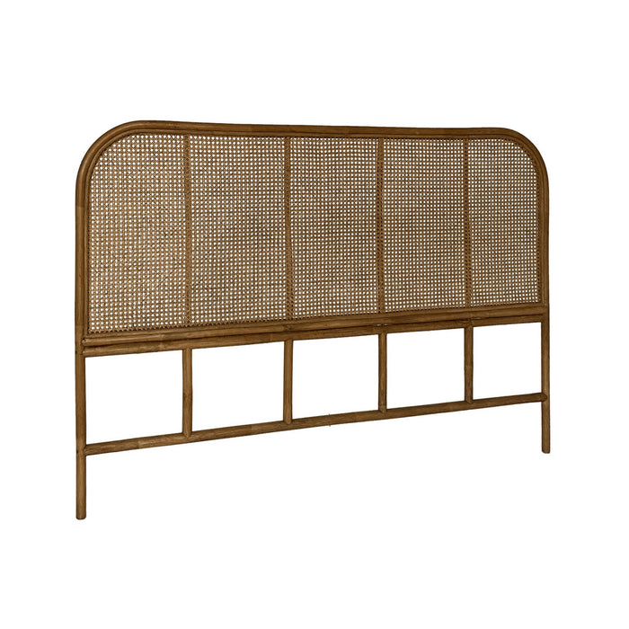 sweeek - Donker rotan en rieten hoofdeinde