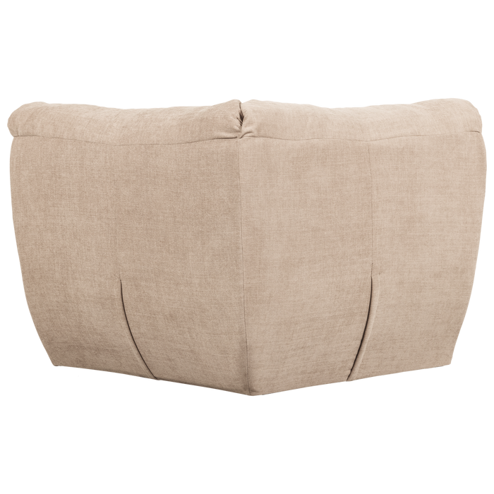 WOOOD Baggy Hoekelement - Geweven Chenille - Zand - 81x96x96