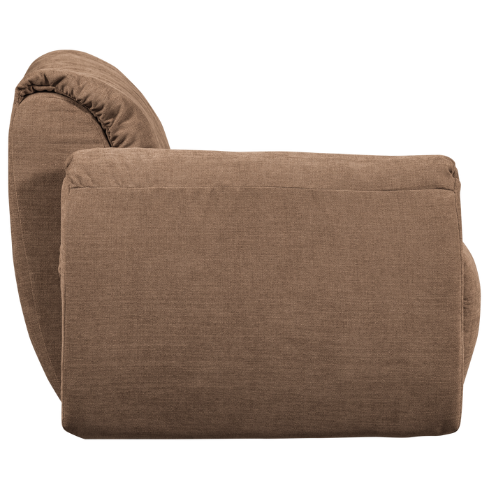 WOOOD Baggy 1-Zits Met Arm Links - Geweven Chenille - Bruin-81x114x101