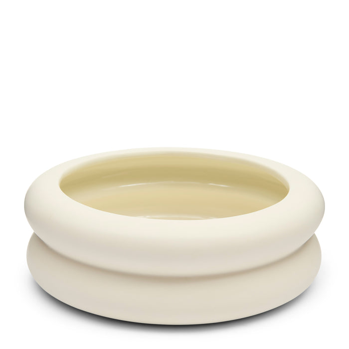 Riviera Maison Decoratieschaal Wit - Loivre Schaal dubbel - Porselein