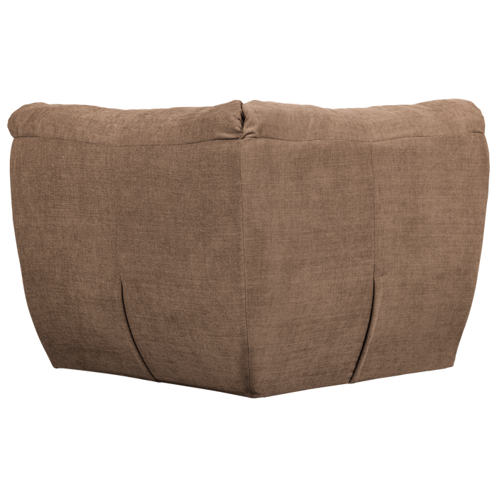 WOOOD Baggy Hoekelement - Geweven Chenille - Bruin - 81x96x96
