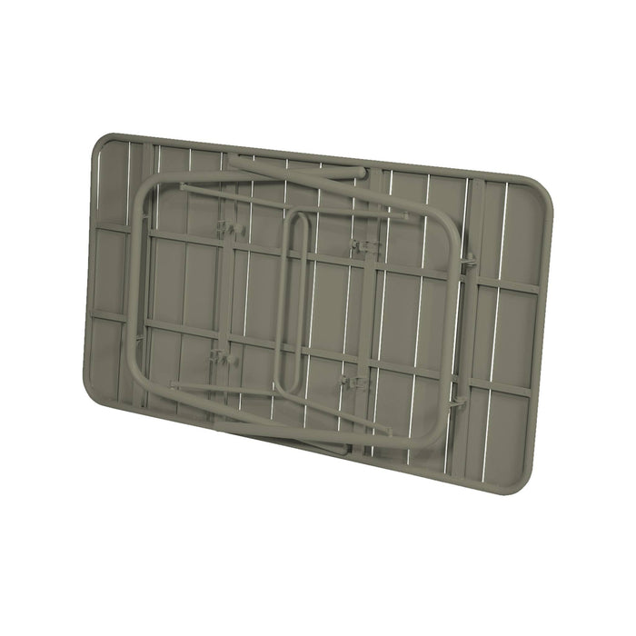 sweeek - Opvouwbare tuintafel 6 plaatsen metaal