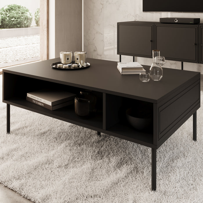 Meubella Salontafel Pierson - Zwart - 110 cm