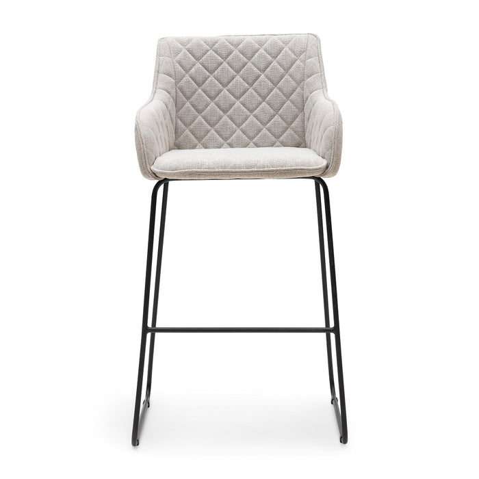 Rivièra Maison - Barstoel Frisco Drive in Fabulous Flax van katoen en linnen