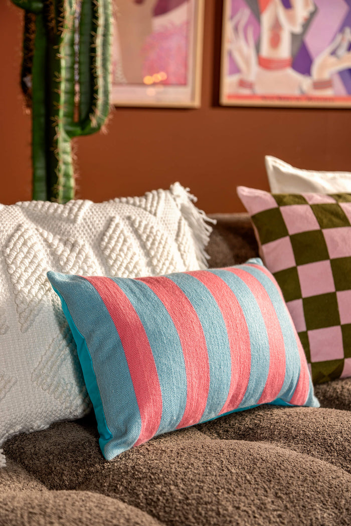 Dutch Decor sierkussen CERISE - 30x50 cm Aqua Splash