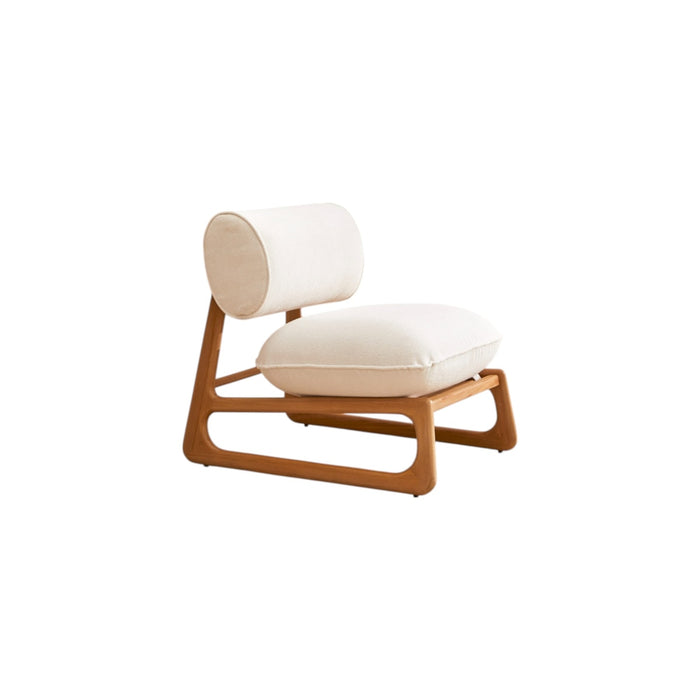 Tikamoon - Tuinfauteuil in massief teakhout en stof Julia