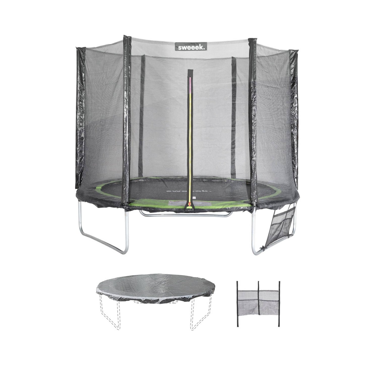 sweeek - Trampoline 250 cm met accessoires