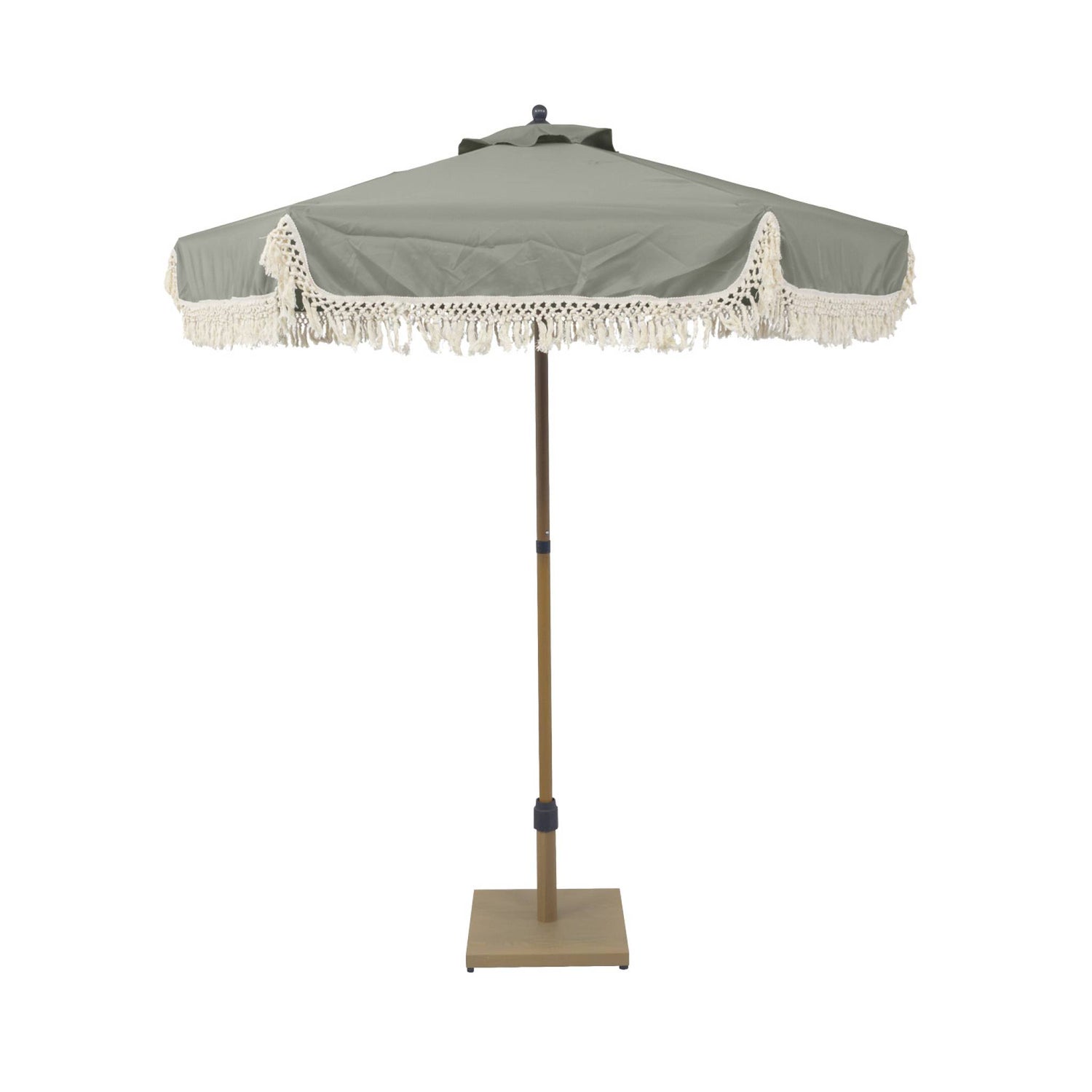 sweeek - Parasol met franjes 2m staal
