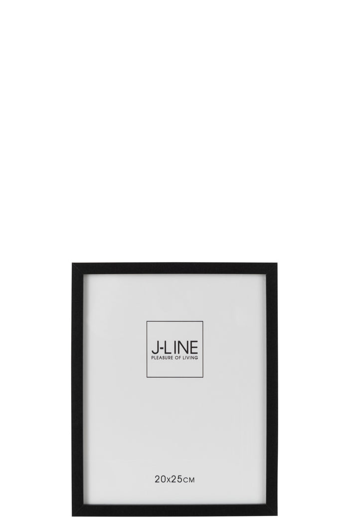 J-Line fotolijst Basic - hout - zwart - medium - 2 stuks