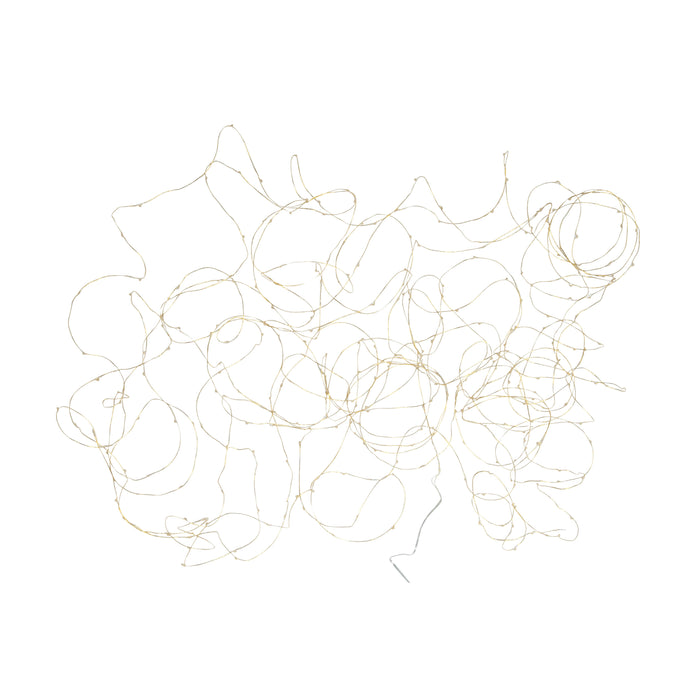 J-Line kerstverlichting Draad 300Led 30M - kunststof - warm wit - LED