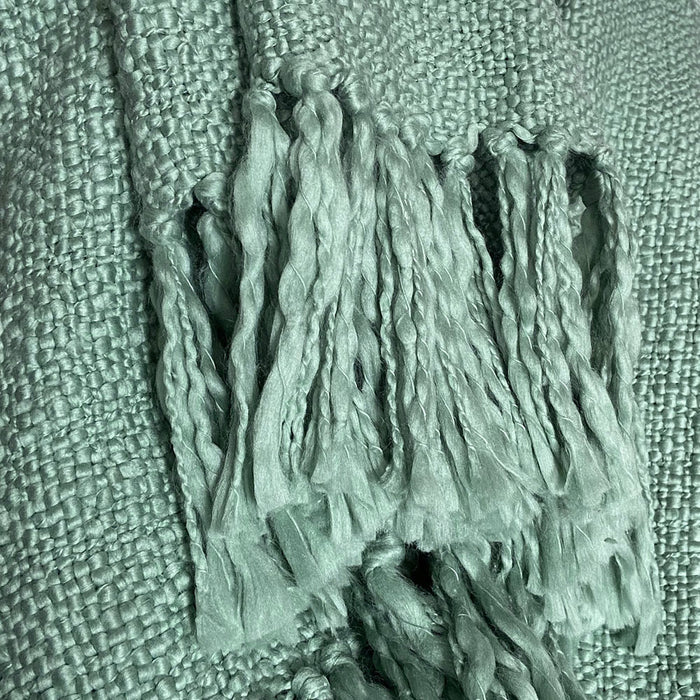 Malagoon Solid Plaid 125 x 150 cm - Misty Green