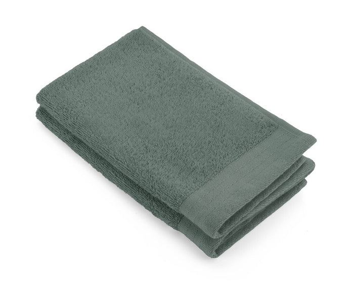 Walra - Gastendoek Soft Cotton (PP) - 2x 30x50 - Legergroen