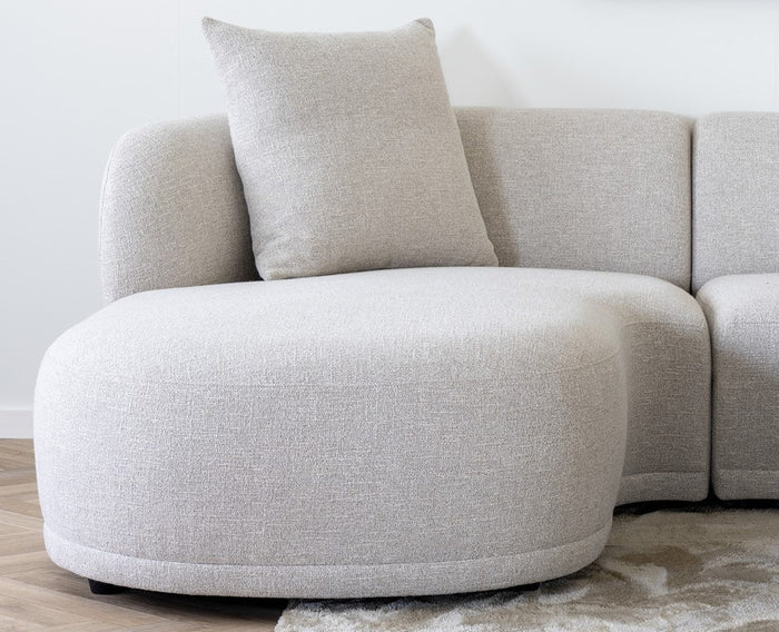 House Nordic Kingston Natural 2-Zits + Chaise Lounge Links