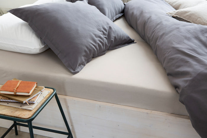 Walra - Hoeslaken Crispy Cotton - 160x200 - Zand