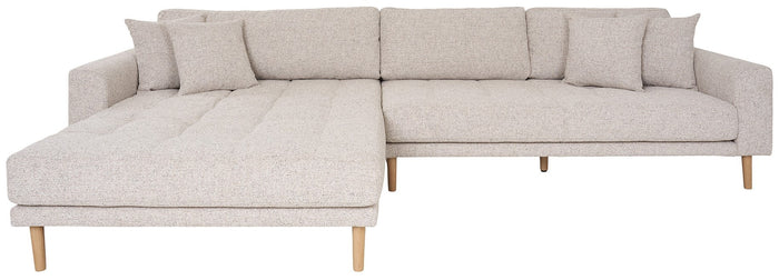 House Nordic Lido Beige 2,5-Zits Hoekbank Links