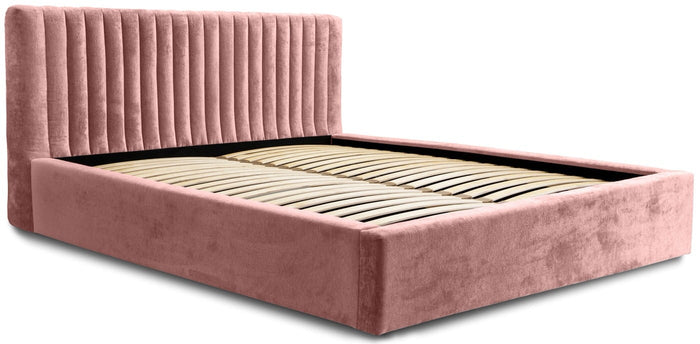 Trae Mobler Vegas 160 x 200 cm Gestoffeerd Bed Stoffig Roze