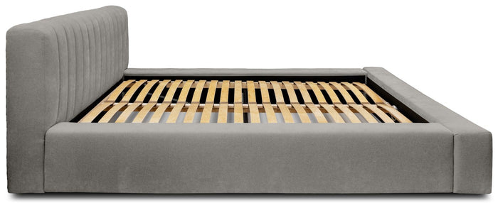 Trae Mobler Como 180 x 200 cm Gestoffeerd Bed Grijs