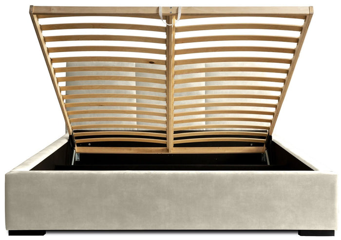 Trae Mobler Porto 160 x 200 cm Gestoffeerd Bed Zand