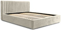 Trae Mobler Vegas 160 x 200 cm Gestoffeerd Bed Creme