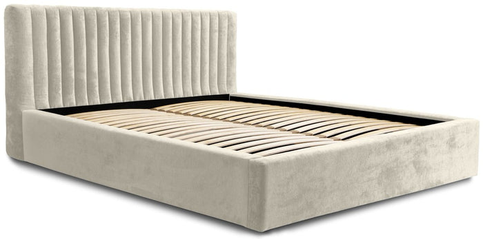 Trae Mobler Vegas 160 x 200 cm Gestoffeerd Bed Creme