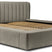 Trae Mobler Como140 x 200 cm Gestoffeerd Bed Taupe
