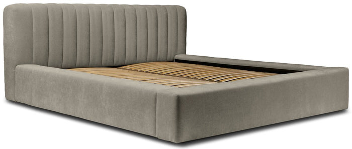Trae Mobler Como140 x 200 cm Gestoffeerd Bed Taupe