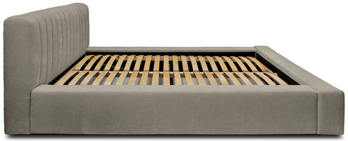 Trae Mobler Como140 x 200 cm Gestoffeerd Bed Taupe
