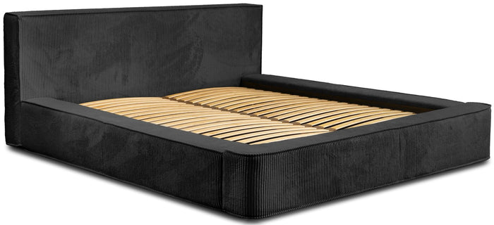 Trae Mobler Harmon 180x200 cm Gestoffeerd Bed Zwart