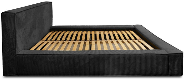 Trae Mobler Harmon 180x200 cm Gestoffeerd Bed Zwart