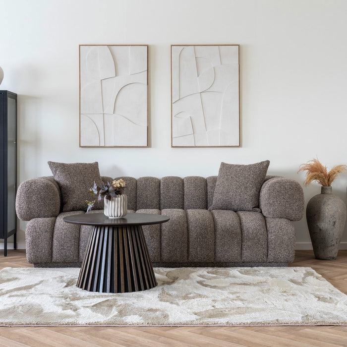 House Nordic Aurora Bruin 3-Zits Bank