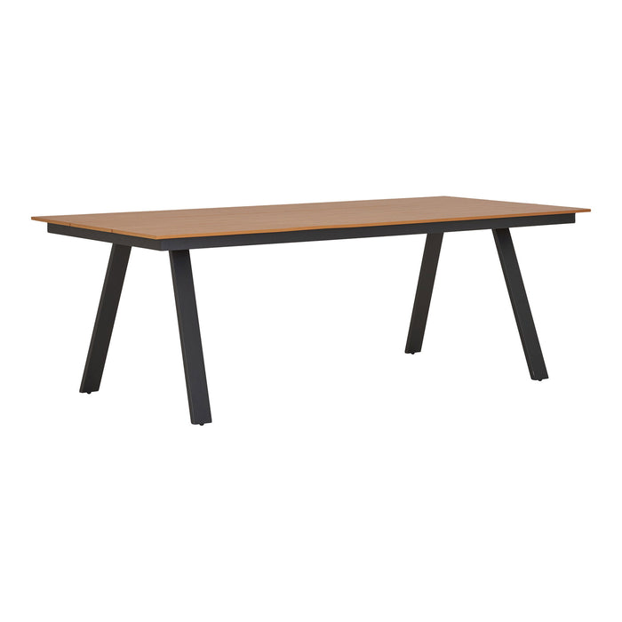 House Nordic - Tuintafel Naturel|Zwart - 220x100x74cm - Toronto