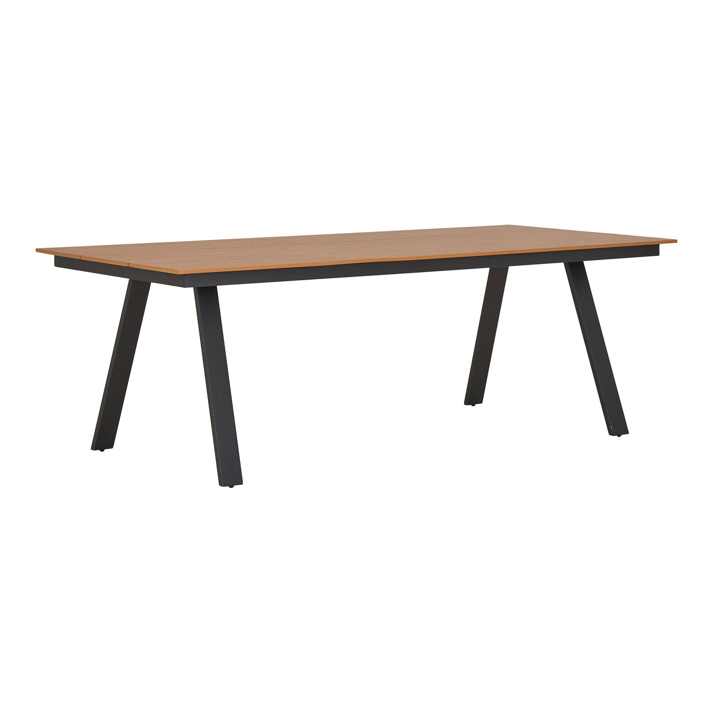 House Nordic - Tuintafel Naturel|Zwart - 220x100x74cm - Toronto