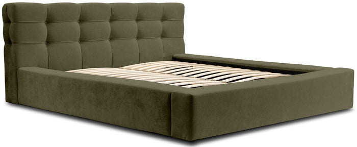 Trae Mobler Grace 180 x 200 cm Gestoffeerd Bed Bosgroen