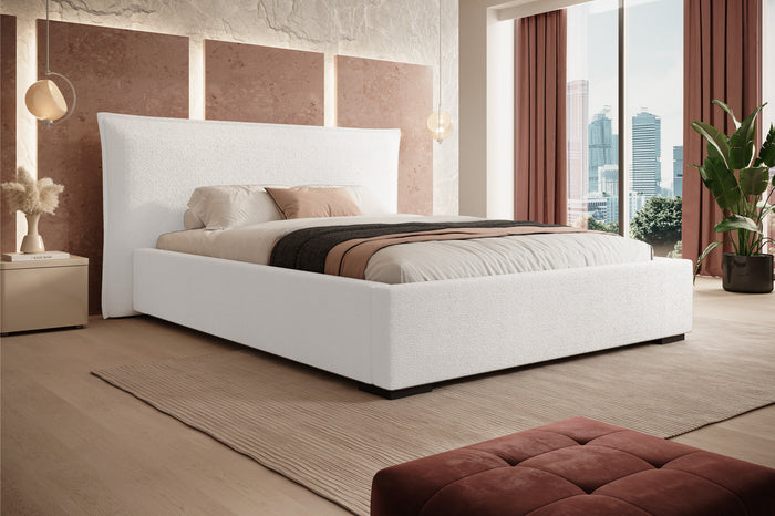 Trae Mobler Nevada 140 x 200 cm Bed Naturel Bouclé