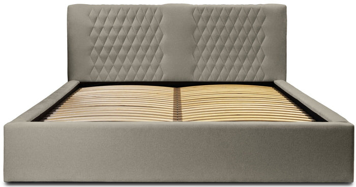 Trae Mobler Montana 180 x 200 cm Gestoffeerd Bed Taupe