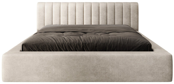 Trae Mobler Amira 160 x 200 cm Gestoffeerd Bed Pearl