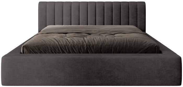 Trae Mobler Amira 140 x 200 cm Gestoffeerd Bed Antraciet