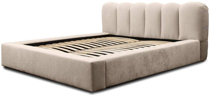 Trae Mobler Dallas 180 x 200 cm Gestoffeerd Bed Beige
