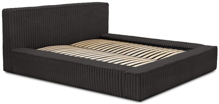 Trae Mobler Melody 160 x 200 cm Gestoffeerd Bed Donkergrijs