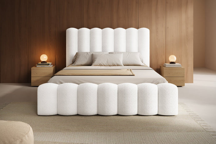 Trae Mobler Amore 180 x 200 cm Gestoffeerd Bed Naturel
