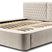 Trae Mobler Azurro 180 x 200 cm Gestoffeerd Bed Beige