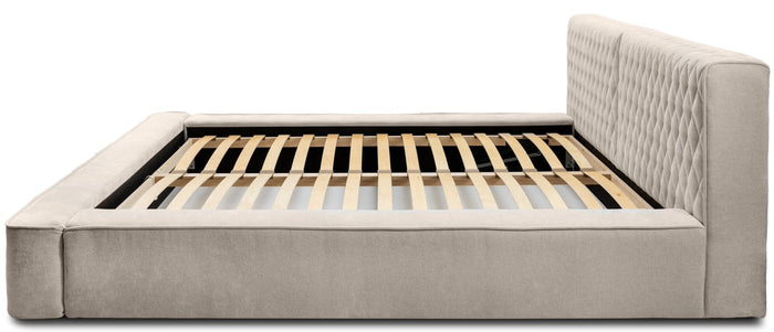 Trae Mobler Azurro 180 x 200 cm Gestoffeerd Bed Beige