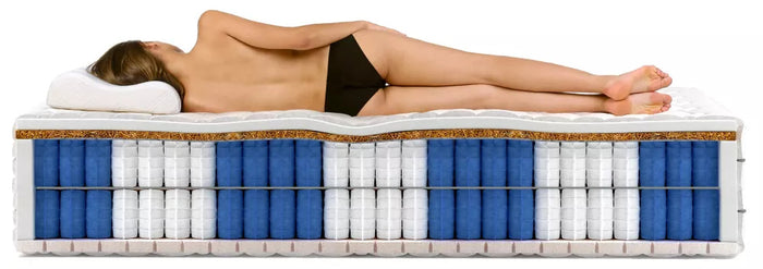 Trae Mobler Koko King 140 x 200 cm Dubbelzijdig Pocketvering Matras