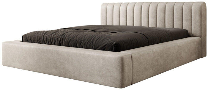 Trae Mobler Amira 140 x 200 cm Gestoffeerd Bed Pearl