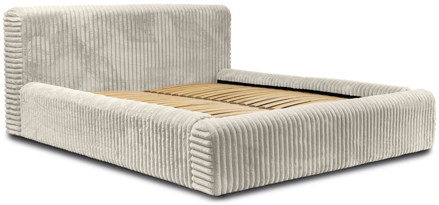 Trae Mobler Hana 180 x 200 cm Gestoffeerd Bed Creme