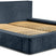 Trae Mobler Harmon 140x200 cm Gestoffeerd Bed Navy Blauw