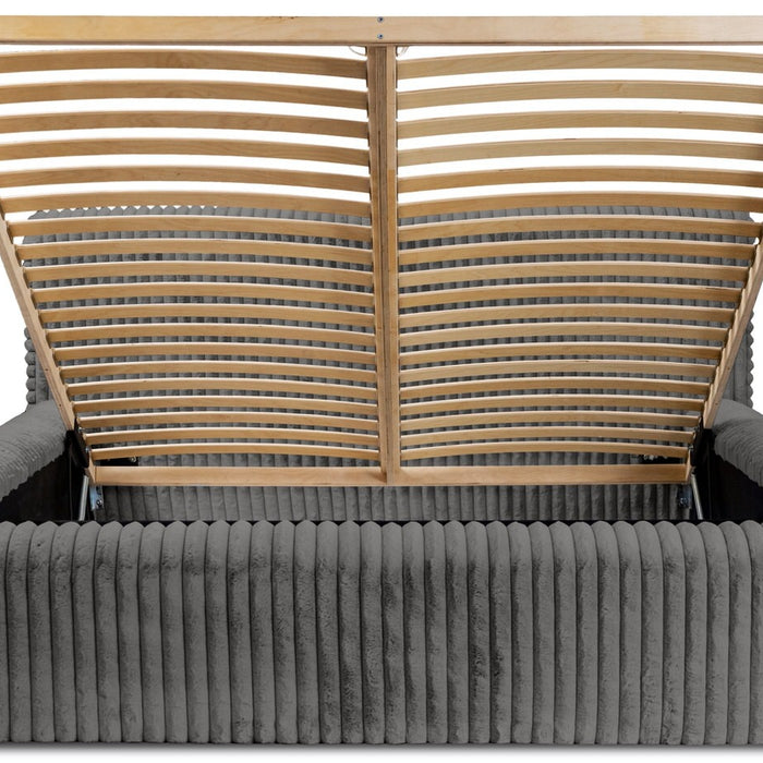 Trae Mobler Hana 140 x 200 cm Gestoffeerd Bed Grijs